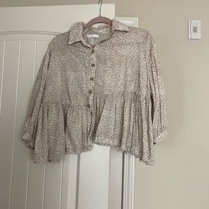 Karlie animal print top